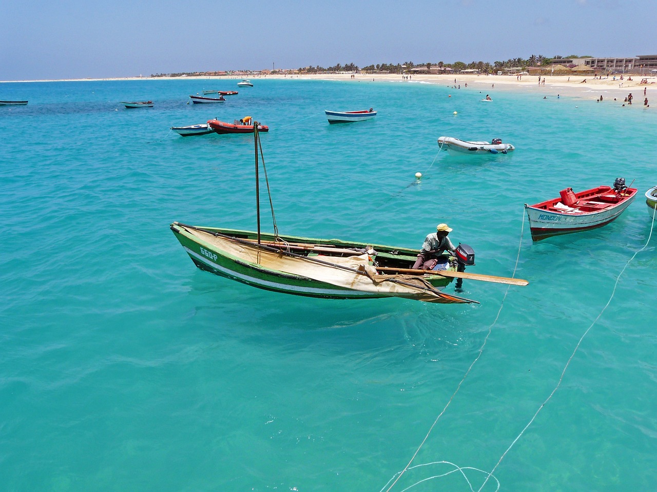 pescatore mare atlantico isola