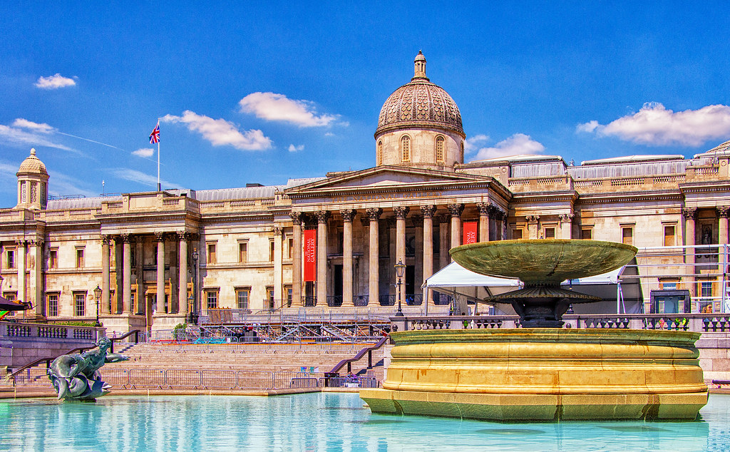 the national gallery trafalgar square london